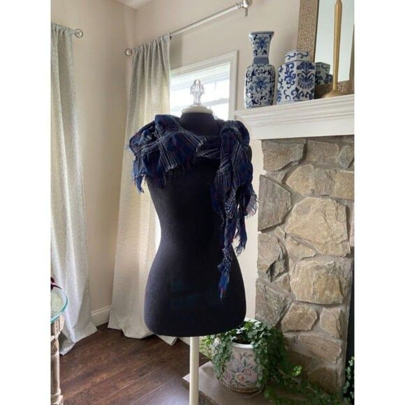 Blue and Red Scarf - Picture 1 of 1